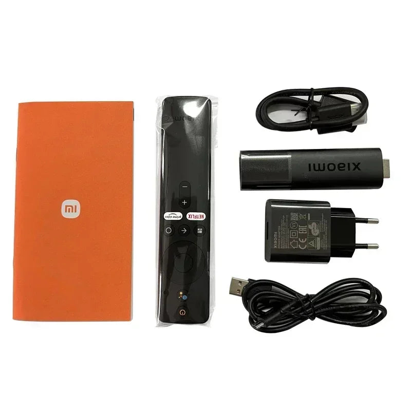 Xiaomi Mi TV Stick 4K Android 11 BT5.0 TV Dongle Portable Streaming Media Multi Language