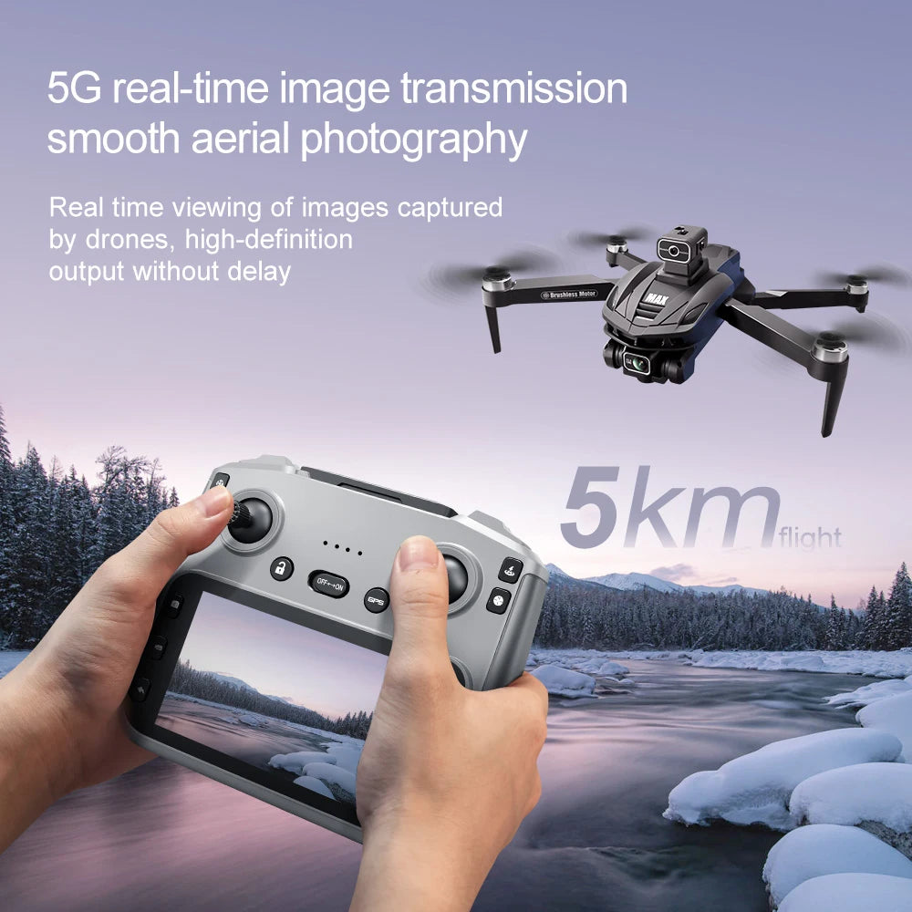 V168 Pro MAX GPS Drone 8K Professional HD Camera 5G WIFI FPV 360°