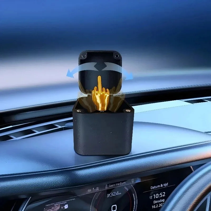 funny middle finger in the box, halloween, christmas & birthday gifts or just for fun