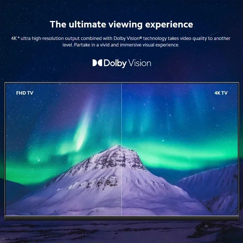 Xiaomi Mi TV Stick 4K Android 11 BT5.0 TV Dongle Portable Streaming Media Multi Language