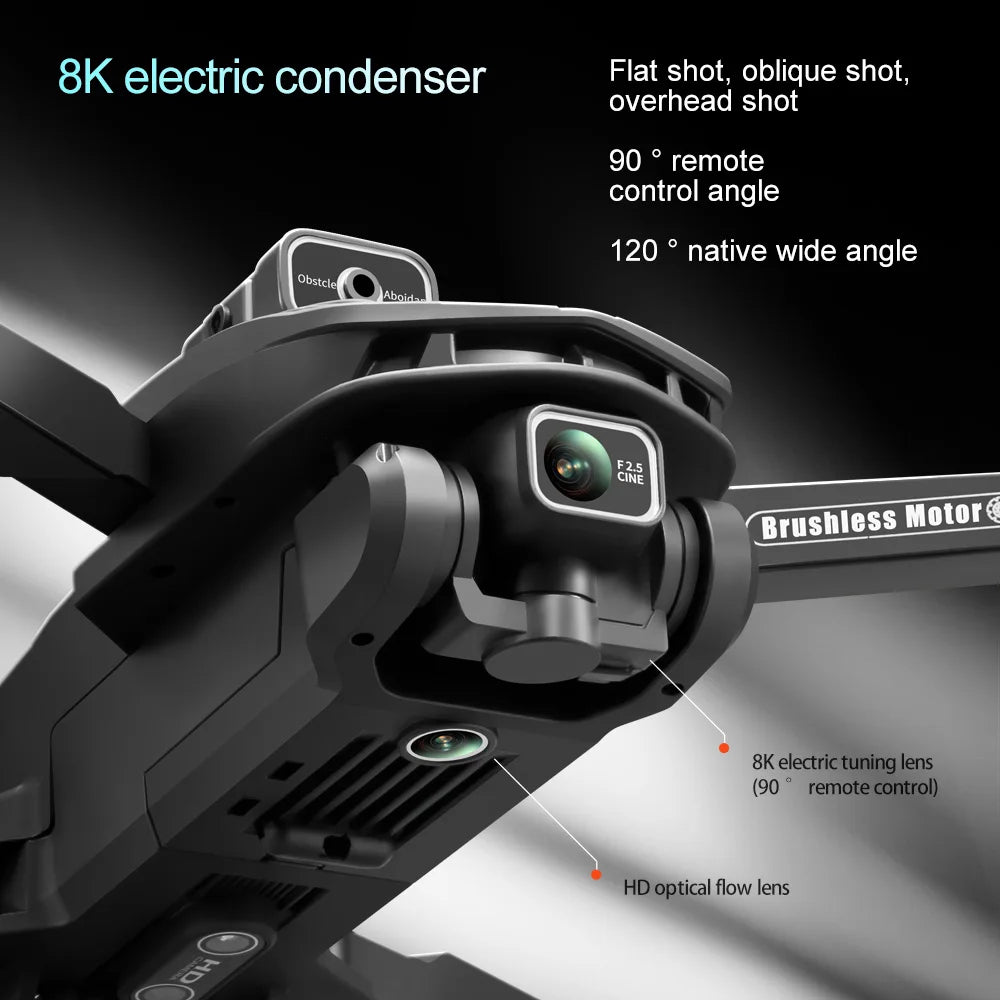 V168 Pro MAX GPS Drone 8K Professional HD Camera 5G WIFI FPV 360°